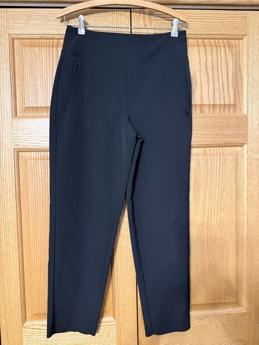 Athleta Black Pull-On Active Trousers